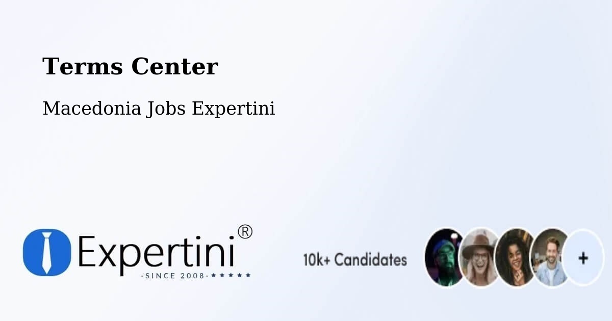 Terms of Service – Vataša - Macedonia Jobs Expertini